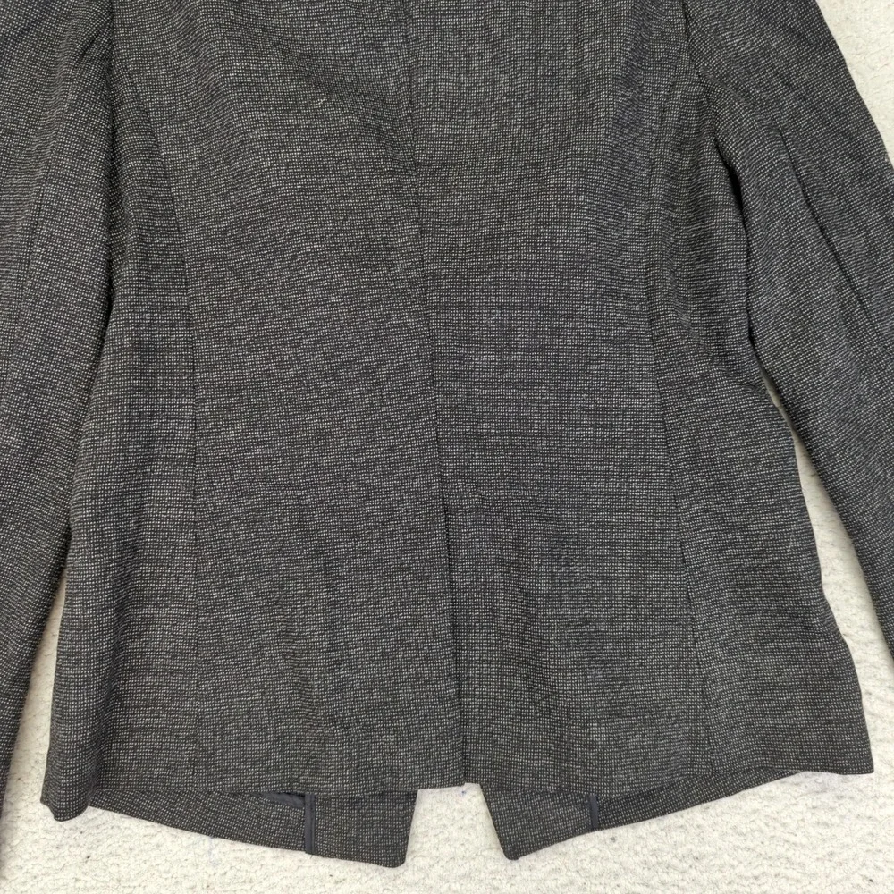 Banana‎ Republic Long and Lean Blazer Gray Career Business Office Jacket 4